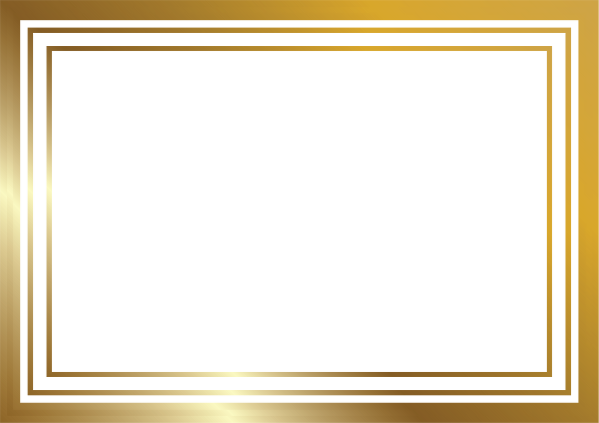 Gold frame,
